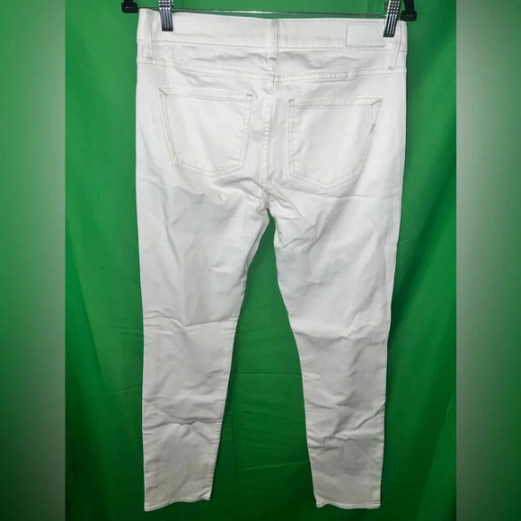 Express white jeans size 6 Long - Picture 2 of 8
